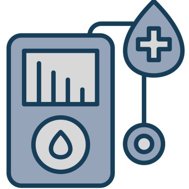 Kan testi vektör simgesi