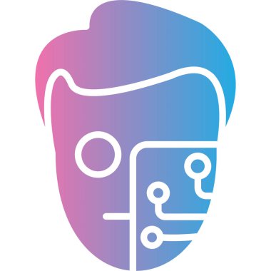 Avatar simgesi. vektör illüstrasyonu