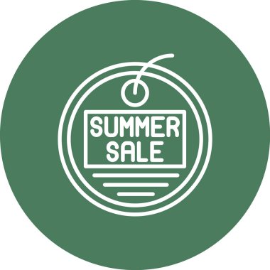 Satış simgesinin vektör illüstrasyonu