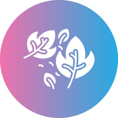 Eşsiz Yaprak Vektör Satır Simgesi