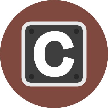 Tek harfli b 'nin vektör illüstrasyonu