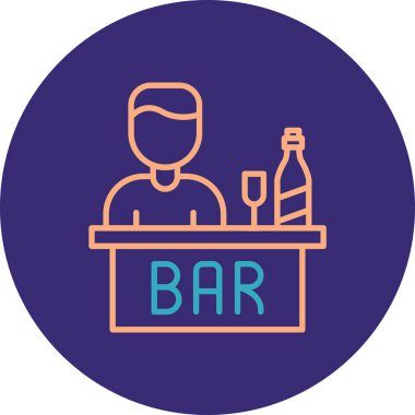 çubuk simgesi vektör illüstrasyonu