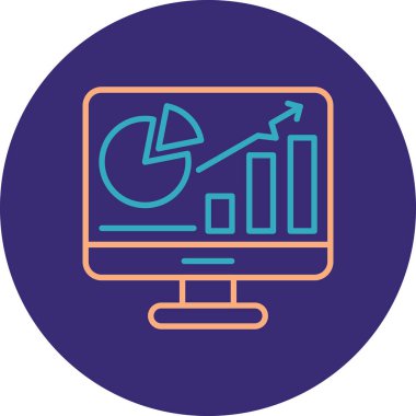 seo modern simgesinin vektör illüstrasyonu