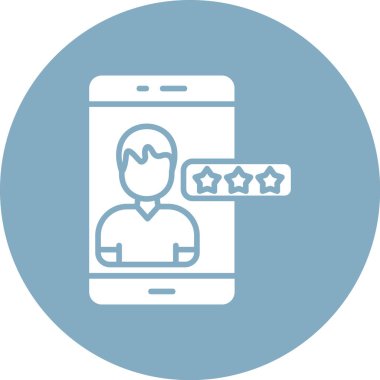 Müşteri derecelendirme. Basit illüstrasyon