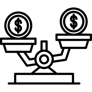 para simgesi vektör illüstrasyonu