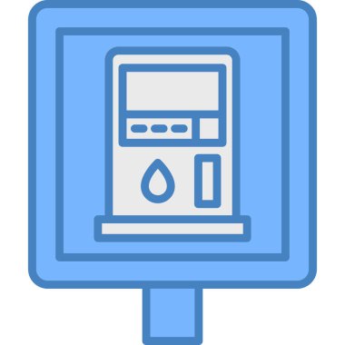 yakıt ikonu vektör illüstrasyonu