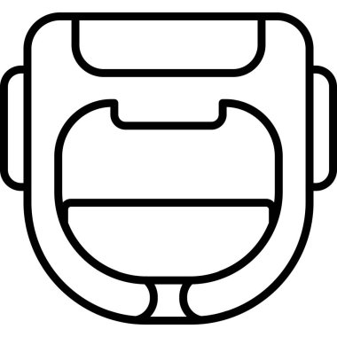 Modern b 'nin vektör illüstrasyonu eksik simgesi