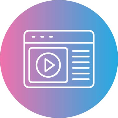 seo modern simgesinin vektör illüstrasyonu