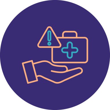 Tıbbi simgenin vektör illüstrasyonu