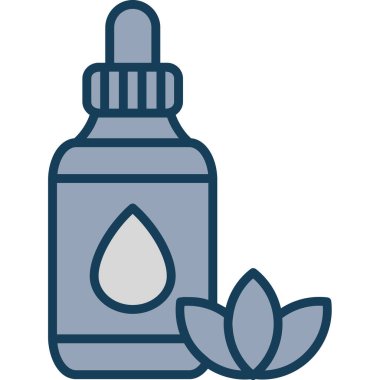 Şişe. Web simgesi basit illüstrasyon