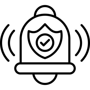 Güvenlik kamerası simgesi, özet biçimi