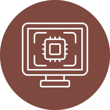 bilgisayar simgesi, vektör illüstrasyonu