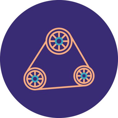 Tekerlek vektör simgesi