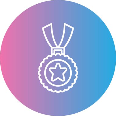 Ödül. Web simgesi basit illüstrasyon