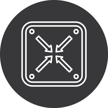 Yol işaretinin vektör illüstrasyonu