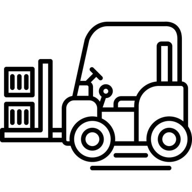 servis servis kamyon simgesi, özet biçimi