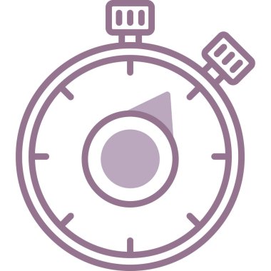 Saat simgesi vektör illüstrasyonu