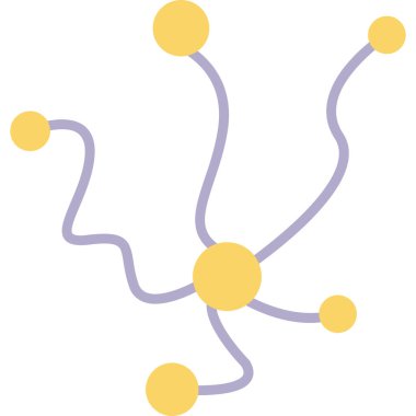 ağ bağlantısı simgesi, vektör illüstrasyonu