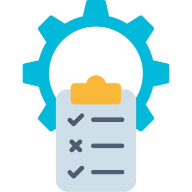 Teçhizat Web simgesi basit illüstrasyon