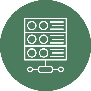 veri simgesi vektör illüstrasyonu