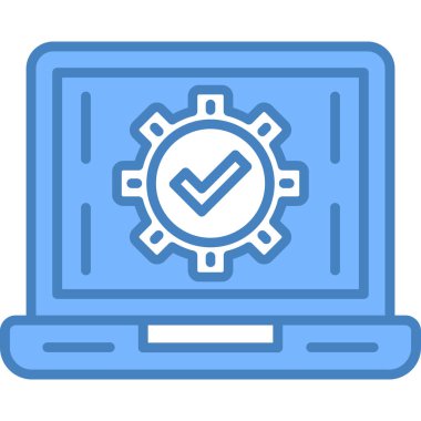 bilgisayar simgesi vektör illüstrasyonu