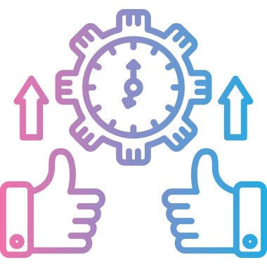 Çizgi film simgesinin vektör çizimi