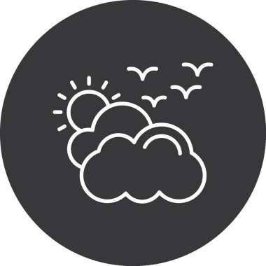 Hava simgesinin vektör illüstrasyonu