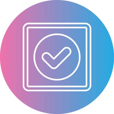 İşaretleme simgesinin vektör illüstrasyonu