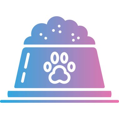 Moda tarzında izole edilmiş köpek simgesi