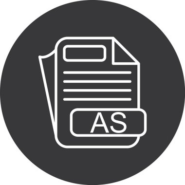 Dosya simgesinin vektör illüstrasyonu