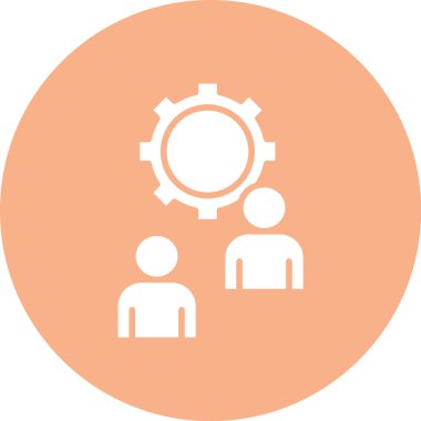 Takım. Web simgesi basit tasarım