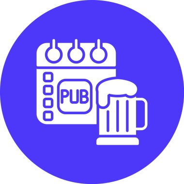 alkollü bira ikonu ana hatlarıyla