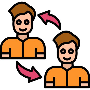 Avatar Adam simgesi - taslak biçimi