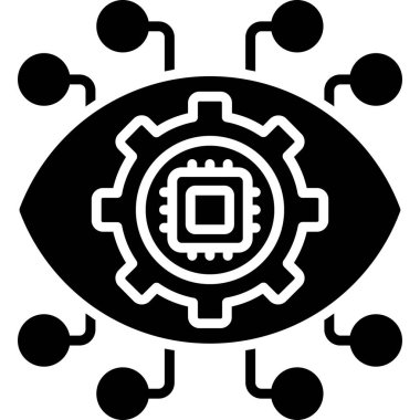 Göz. Web simgesi basit illüstrasyon