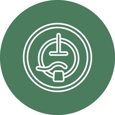 Modern b 'nin vektör illüstrasyonu boru simgesinden yoksun