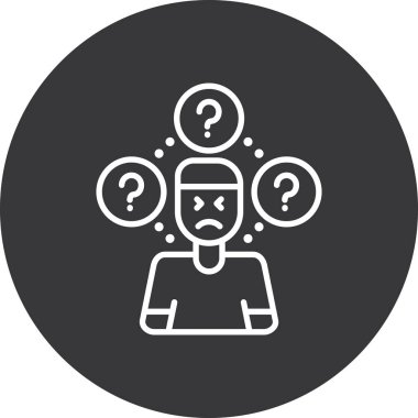 kullanıcı. Web simgesi basit illüstrasyon