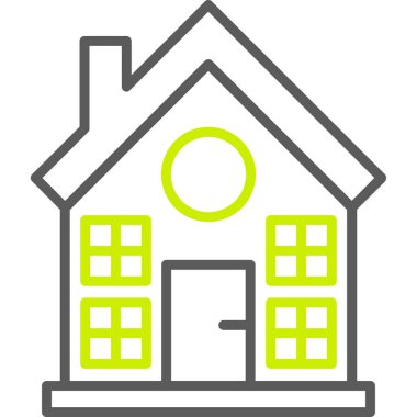 Ev. Web simgesi basit tasarım