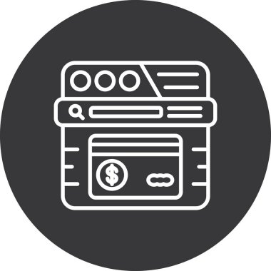 seo modern simgesinin vektör illüstrasyonu