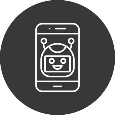 Telefon simgesi vektör illüstrasyonu