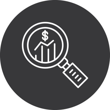 seo modern simgesinin vektör illüstrasyonu