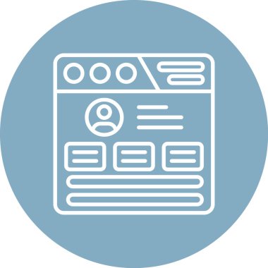 seo modern simgesinin vektör illüstrasyonu