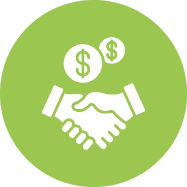 Para için. Web simgesi basit illüstrasyon