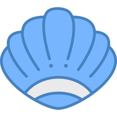 Kabuk simge vektör çizim