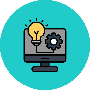 vektör dizüstü simgesi illüstrasyonu