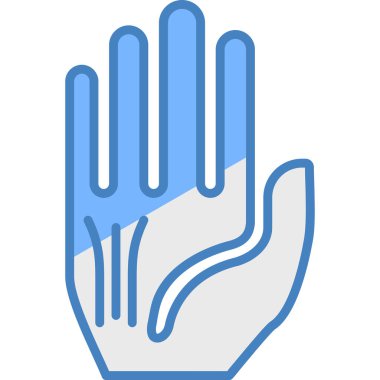 el simgesi vektör illüstrasyonu