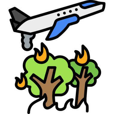 Uçak. Web simgesi basit illüstrasyon