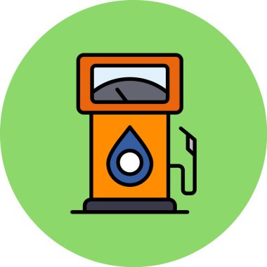 yakıt ikonu vektör işareti