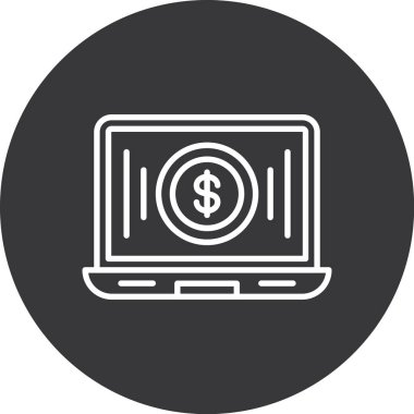 vektör para simgesi illüstrasyonu