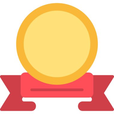 ödül ödülü simgesi düz stil