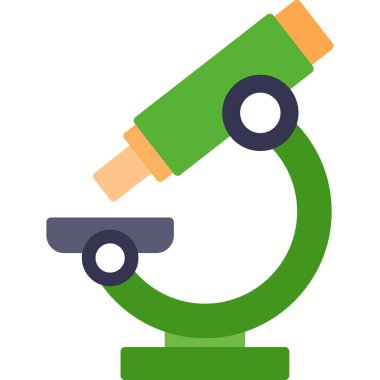 Teleskop. Web simgesi basit illüstrasyon